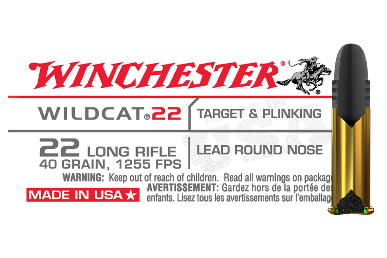 Winchester Wildcat 500RD 22LR Ammo