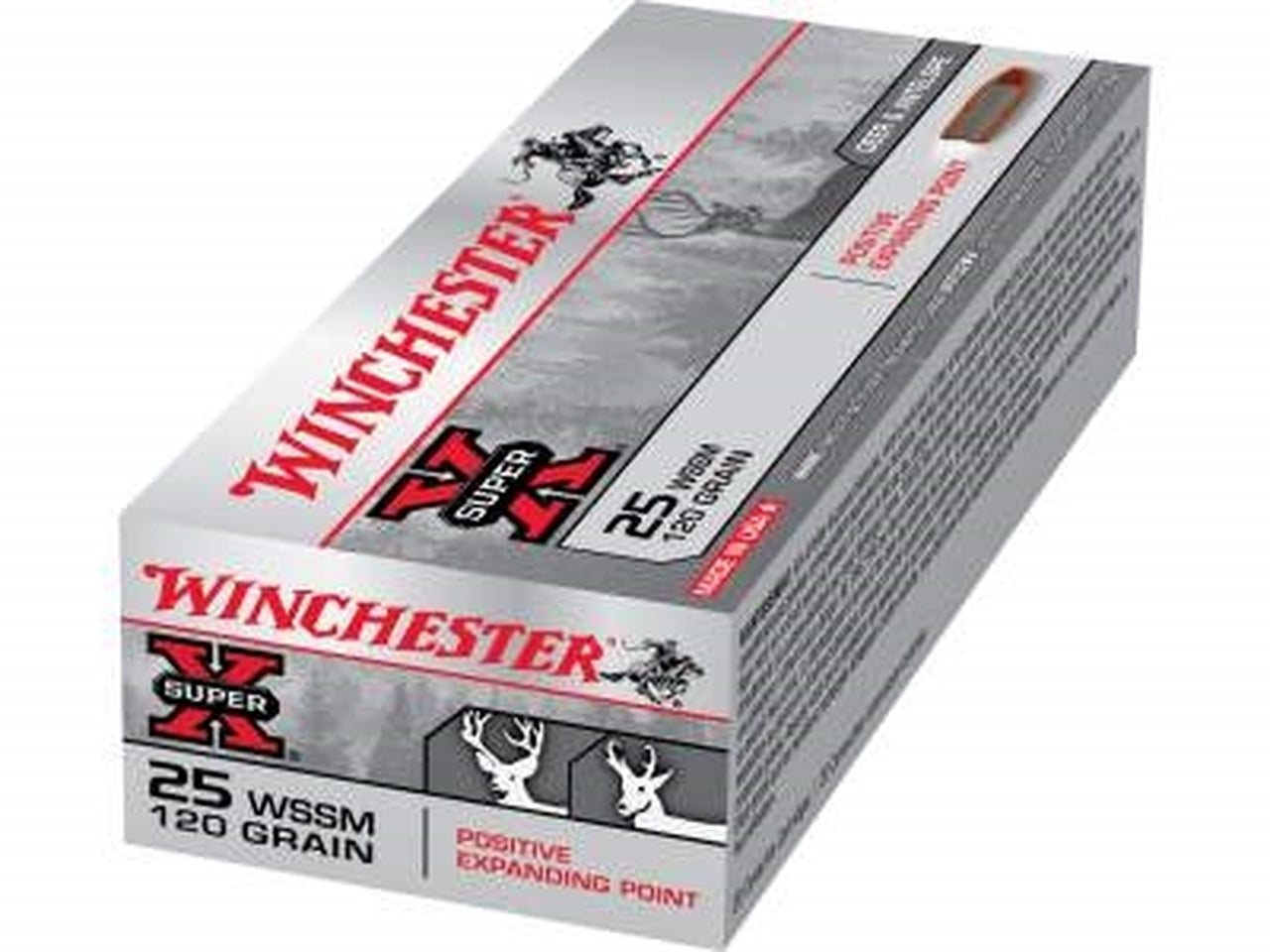 Winchester 25 WSSM 120 PEP Ammo