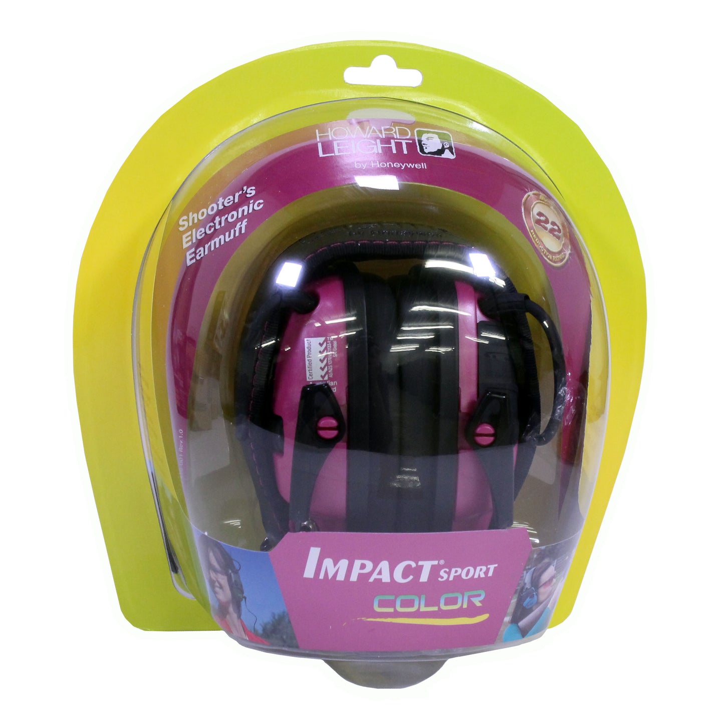 Howard Leight Impact Sport Electronic Pink Earmuff