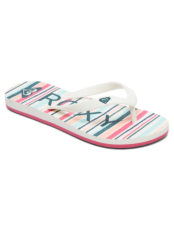 ROXY Girl's 7-14 Tahiti Flip-Flops