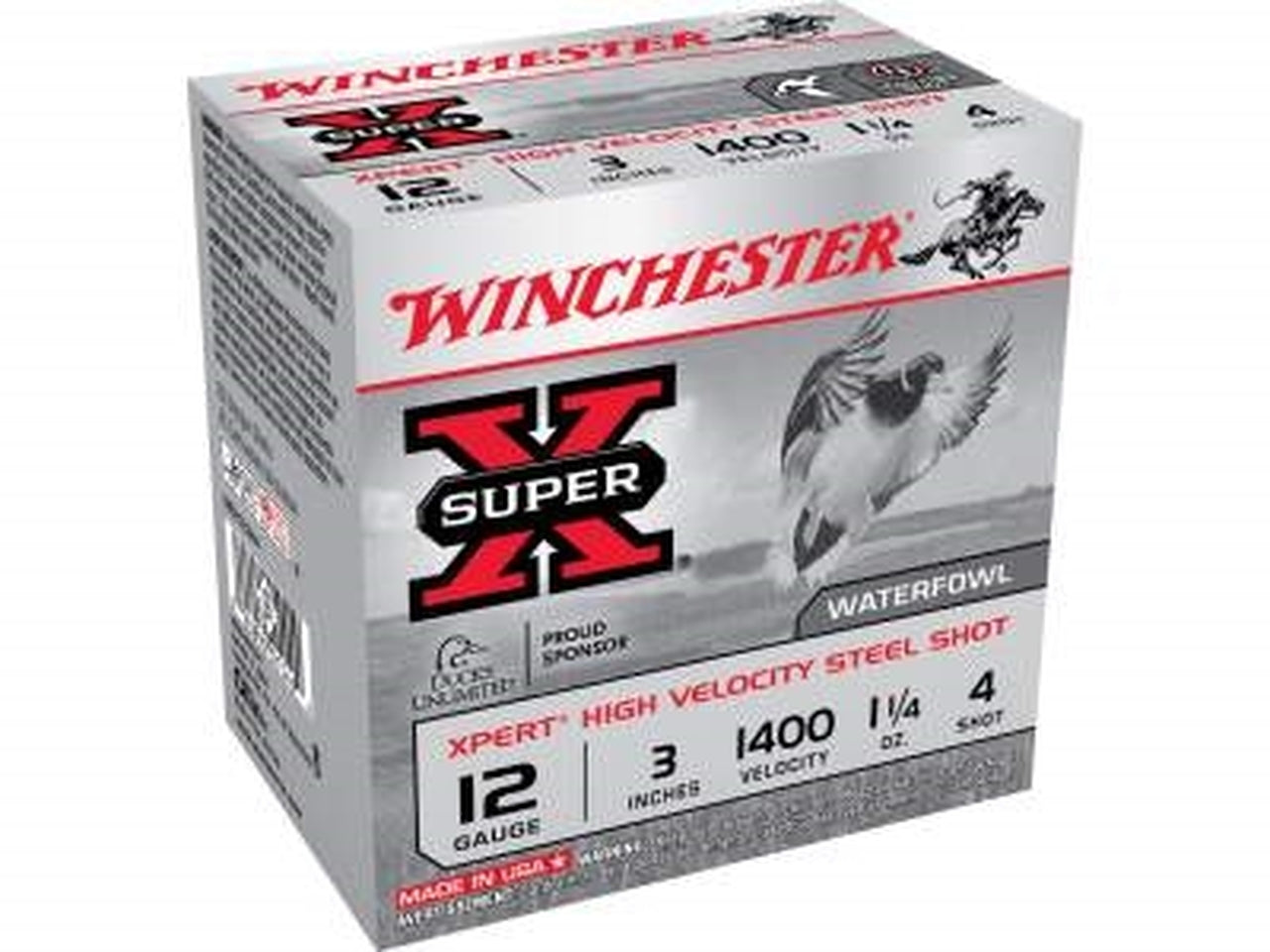 Winchester 12GA H'#4 EX Mag Shotshell