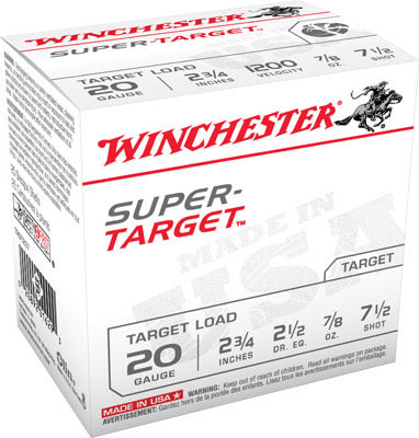 Winchester 20GA 7.5 Target Load Shotshell