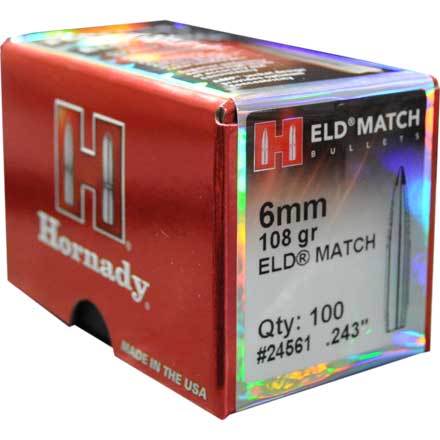 Hornady 6MM 108GR ELD Bullet