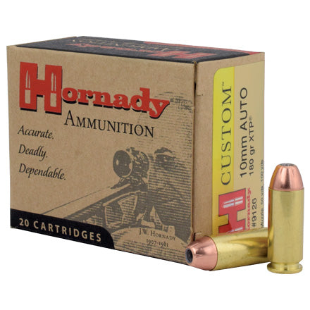 Hornady 10MM 180STP Pistol Ammo