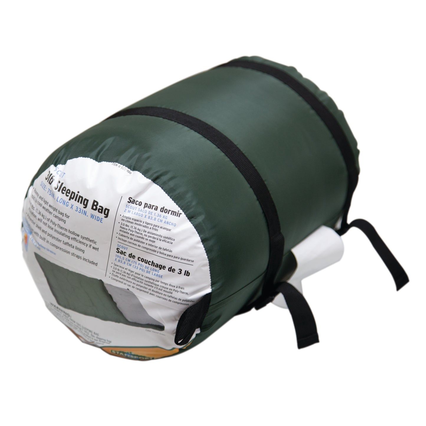 Stansport Scout 3LB Retangular Sleeping Bag