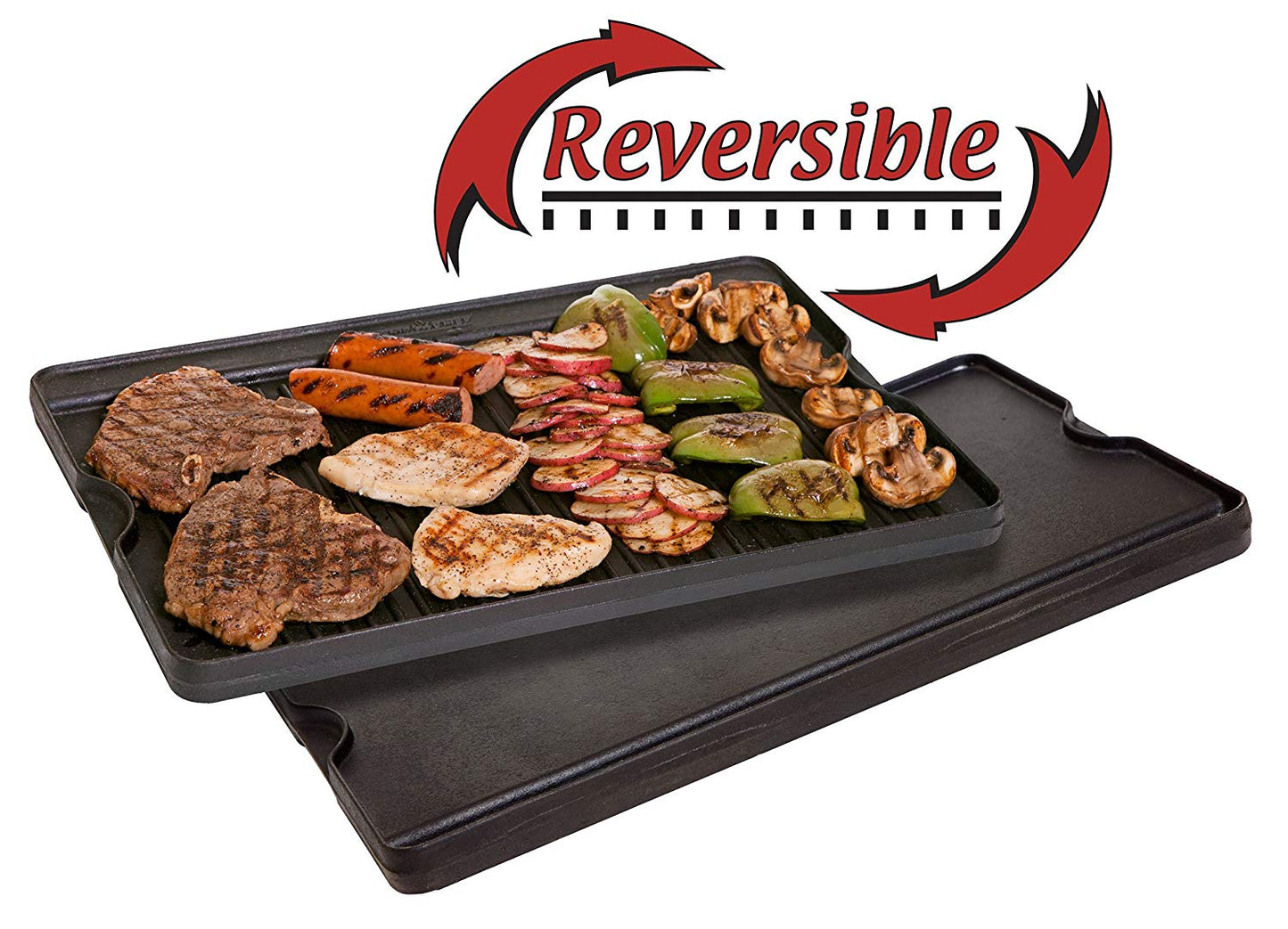 Camp Chef Lg Rev Cast Iron Griddle