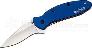 KERSHAW SCALLION KNIFE, NAVY BLUE