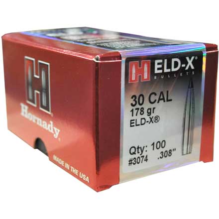 Hornady 30C ELD-X 178GR Bullet