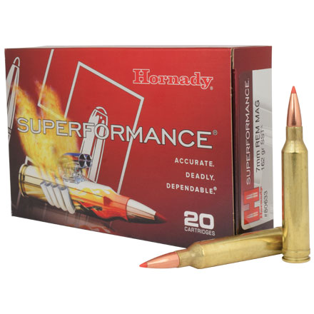 Hornady 7MM Rem Mag 162G SST Ammo