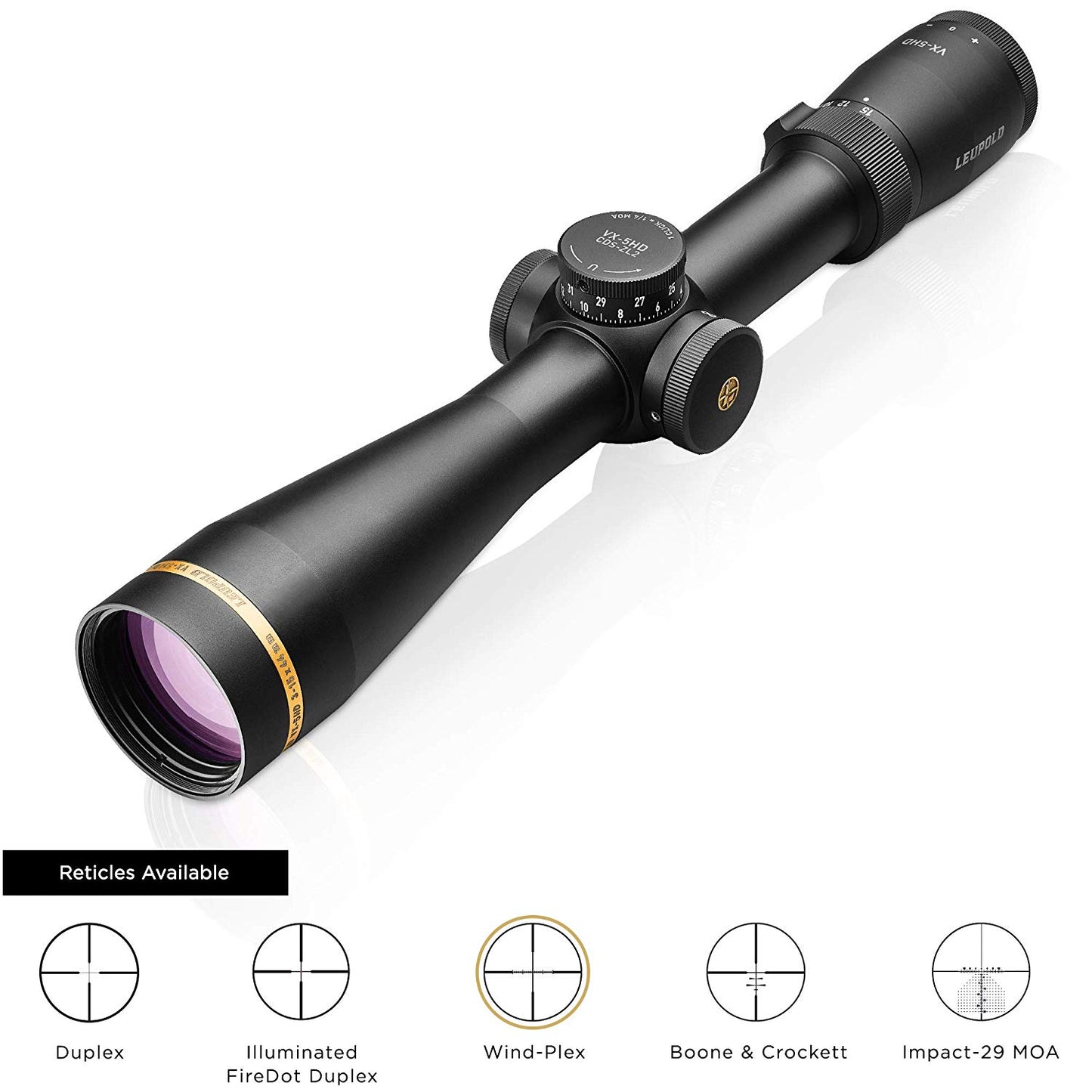 Leupold VX-5HD 3-15x44 Windplex Scope