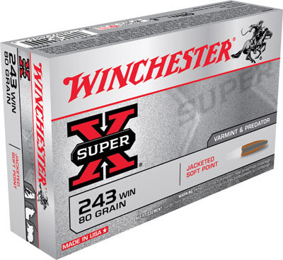 Winchester 243 Win 80 PSP SX Ammo