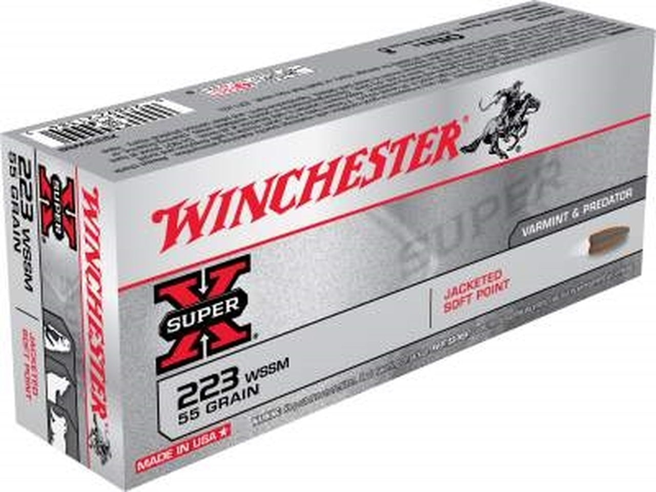 Winchester 223 WSSM 55 PSP Ammo
