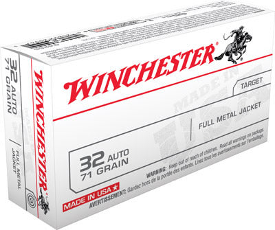 Winchester 32 Auto 71 FMJ Ammo