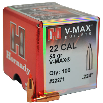 Hornady 22Cal 55 Vmax