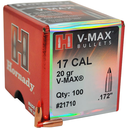 Hornady 17Cal .172 50G V-Max