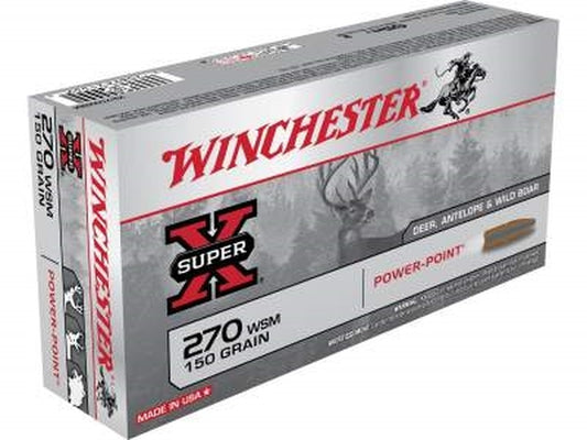 Winchester 270 WSM 150 PP Ammo