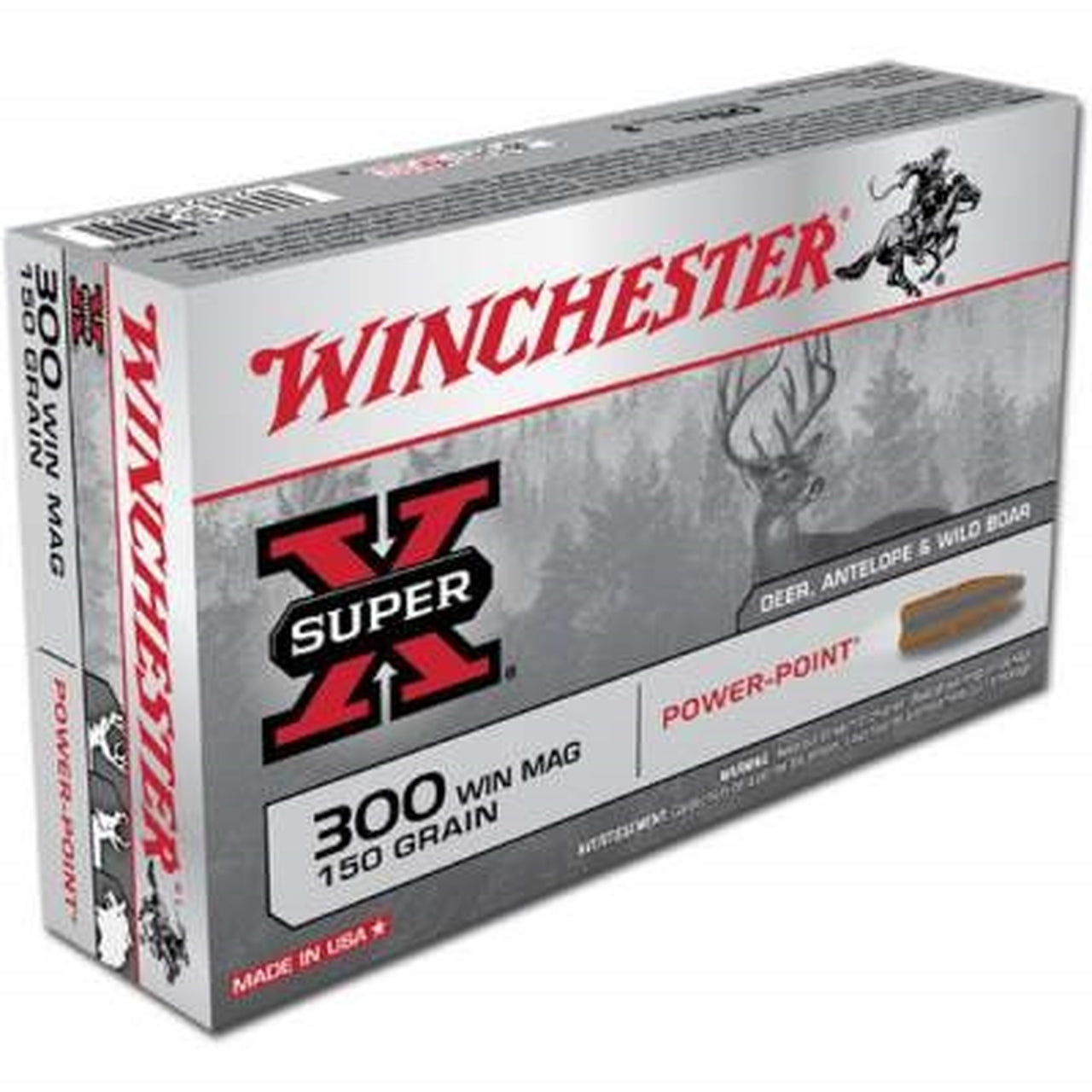 Winchester 300 Win Mag 150 PP Ammo