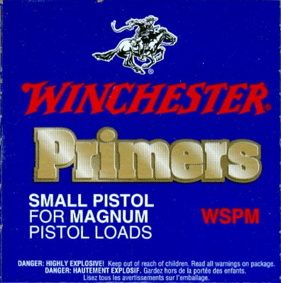 Winchester Box SM Pistol Mag Primers
