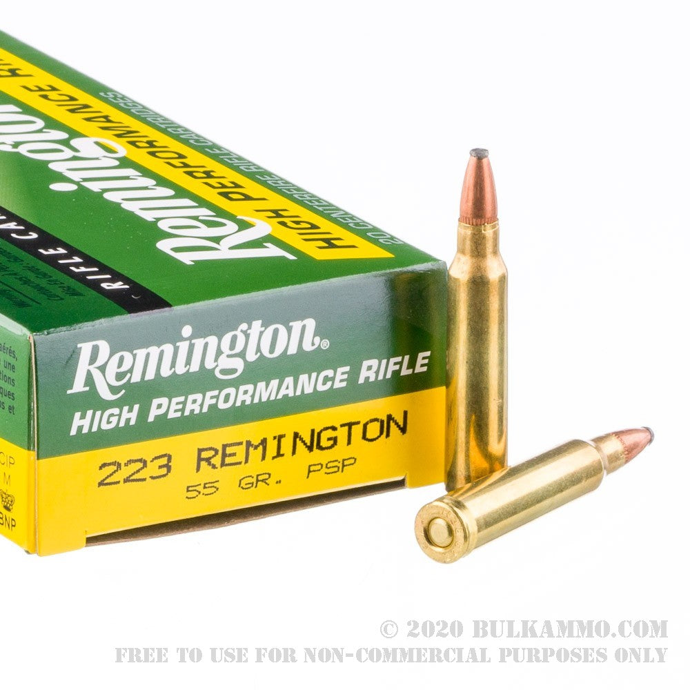 Winchester 223 Rem 55PSP Bullets