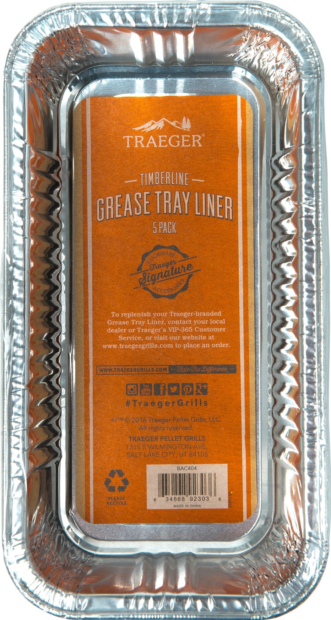 Traeger Grease Pan Liner