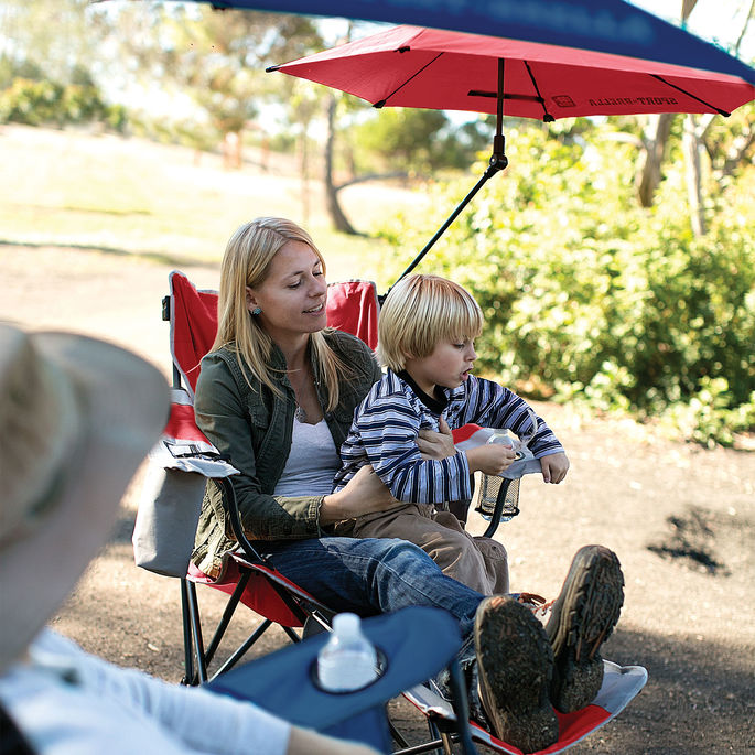 SKLZ SPORT-BRELLA RECLINER CHAIR RED