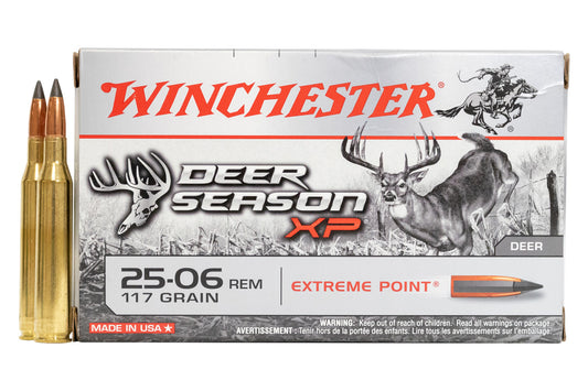 Winchester 25-06 Rem 117GR DEER XP Ammo
