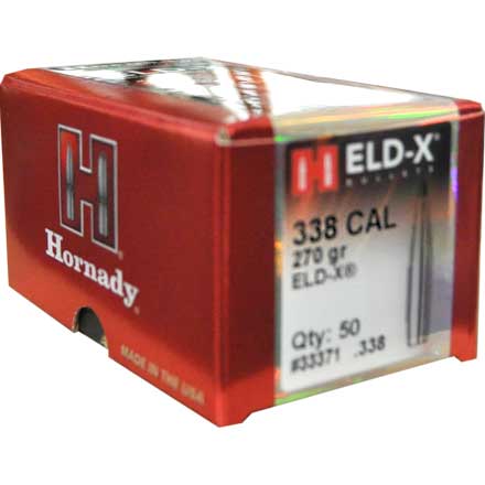 Hornady 338 270GR ELD-X Bullet