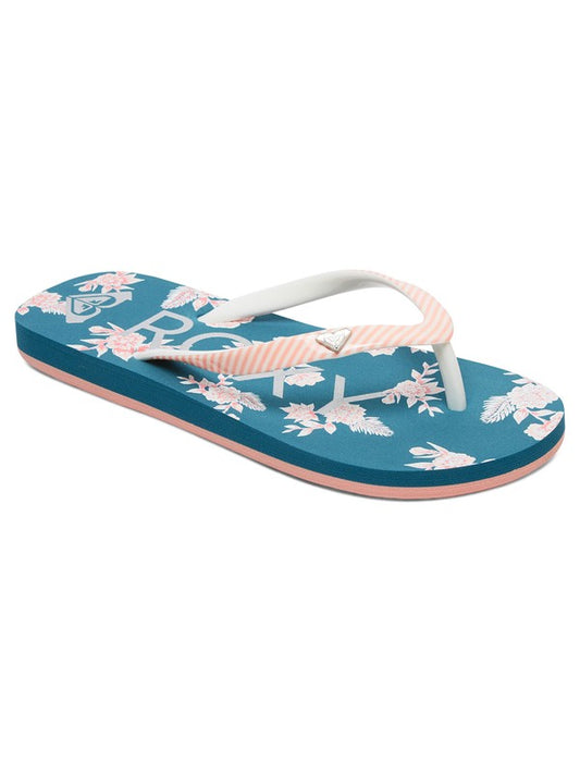 ROXY Girl's 7-14 Pebbles Flip-Flops