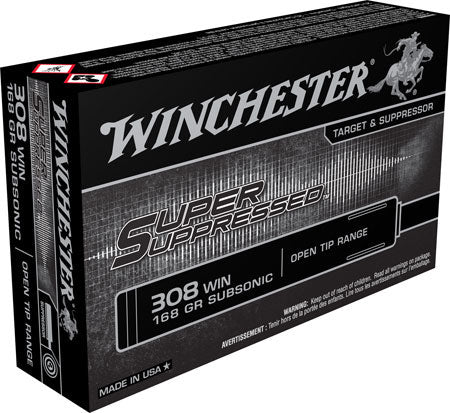 Winchester 308 Suppressed 168GR Ammo