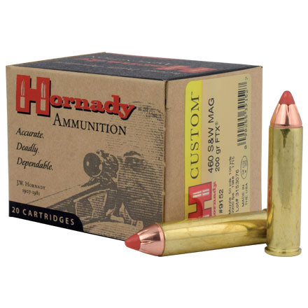 Hornady 460 S&W 200GR SST Ammo