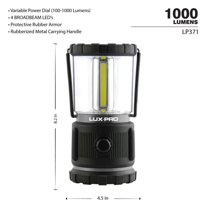 LuxPro Armored Broadbeam LED Lantern
