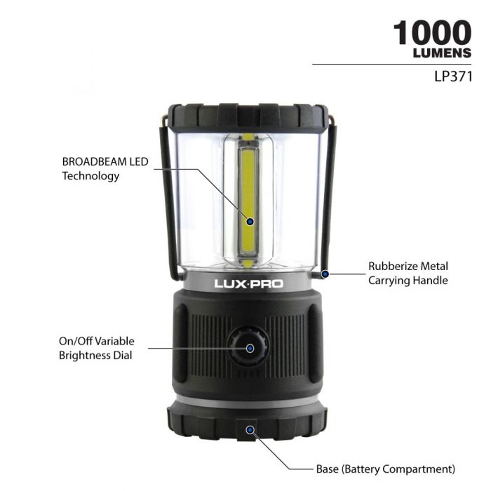 LuxPro Armored Broadbeam LED Lantern