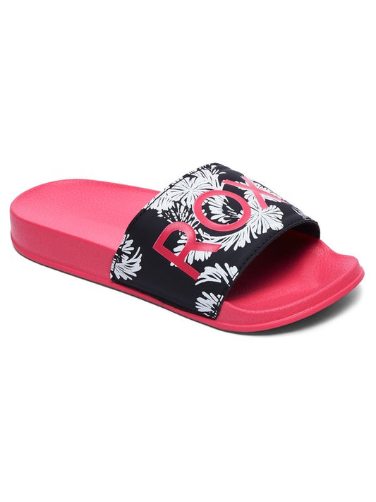 ROXY Girl's 7-14 Slippy Slider Sandals