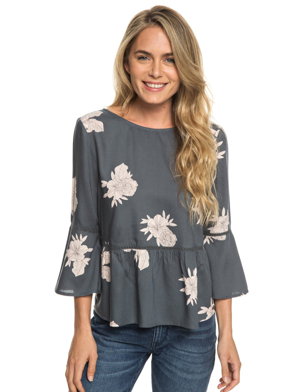 Roxy Broadway Colors 3/4 Sleeve Shirt