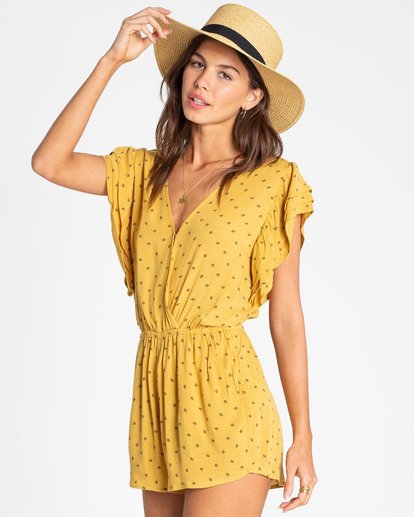 BILLABONG RUFFLED UP ROMPER