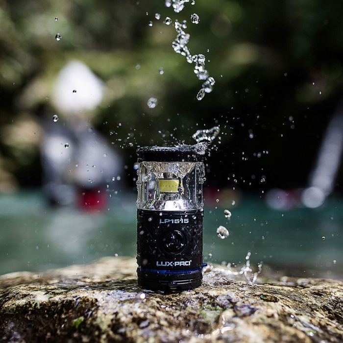 LuxPro Floating Waterproof LED Lantern with Flashlight