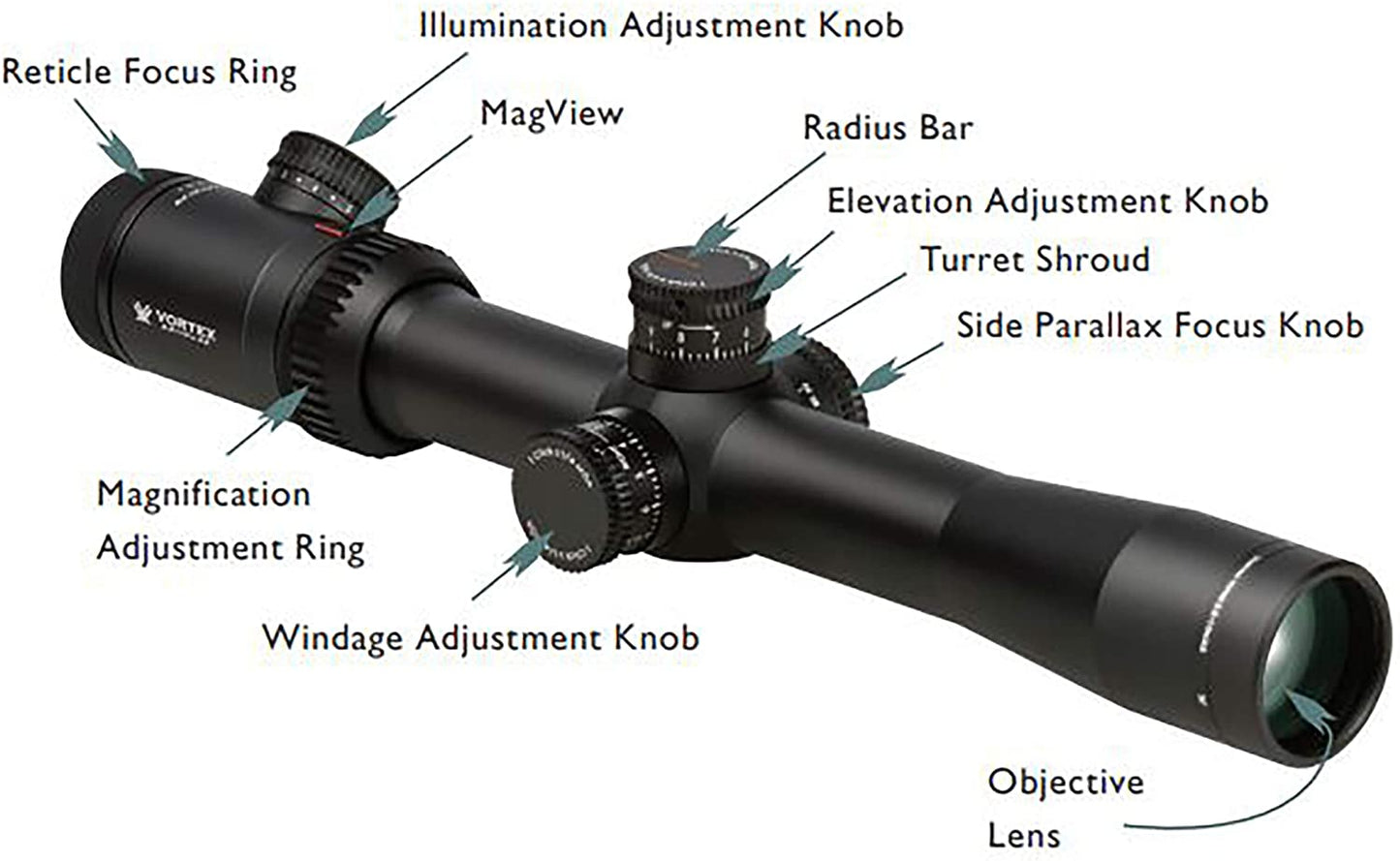 Vortex PST Gen 1 6-24x50 FFP Scope