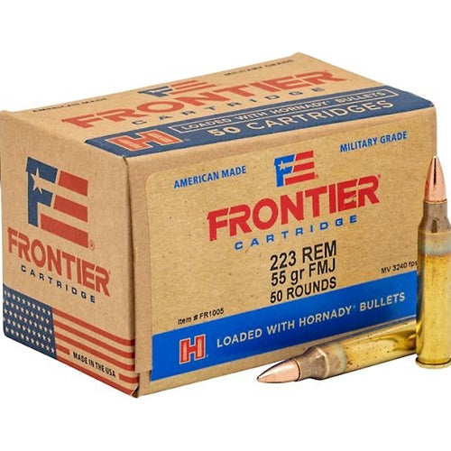 Hornady Frontier 223 55GR FMJ Ammo