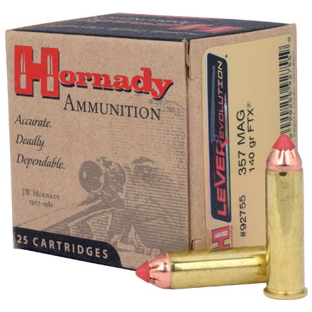 Hornady 357 Mag leverevol 140 FTS Ammo