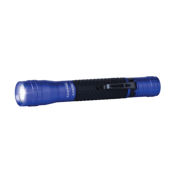 LuxPro Rubberized Water Resistant LED Pocket Flashlight