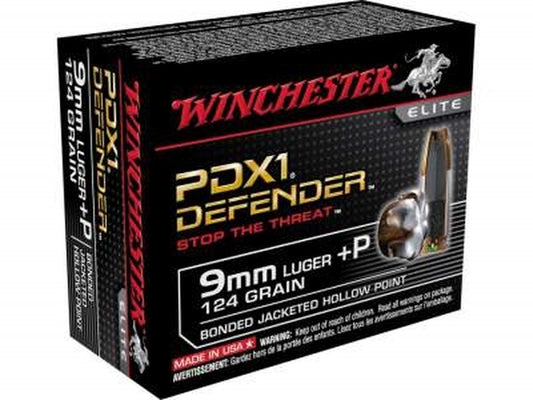 Winchester Supreme 9MM 124G Pistol Ammo