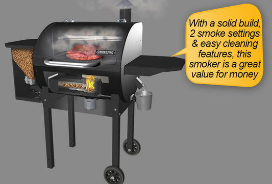 Camp Chef SmokePro DLX 24 Pellet Grill - Black