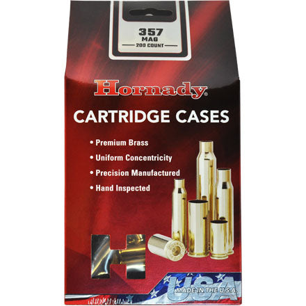 Hornady 357 Mag Unprimed Brass