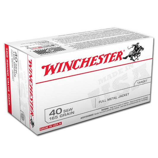 Winchester 40 S&W 165GR Ammo