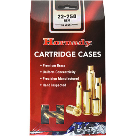 Hornady 22-250 50PC Brass