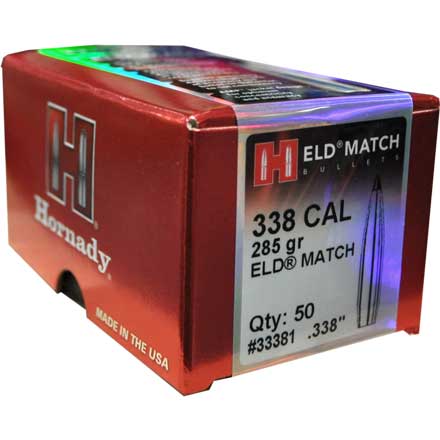 Hornady 338C ELD-M 285GR Bullet