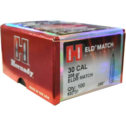Hornady 30C ELD-M 208GR Bullet