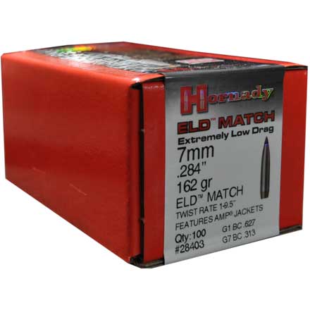 Hornady 7MMC ELD-M 162GR Bullet