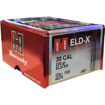 Hornady 30C ELD-X 220GR Bullet