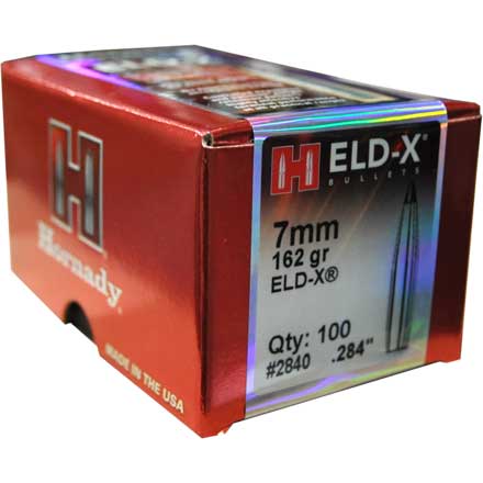 Hornady 7MM ELD-X 162G Bullets